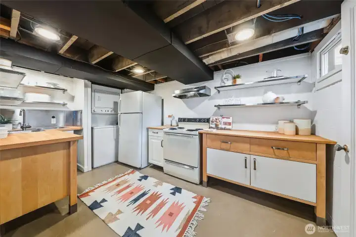 Studio kitchen area