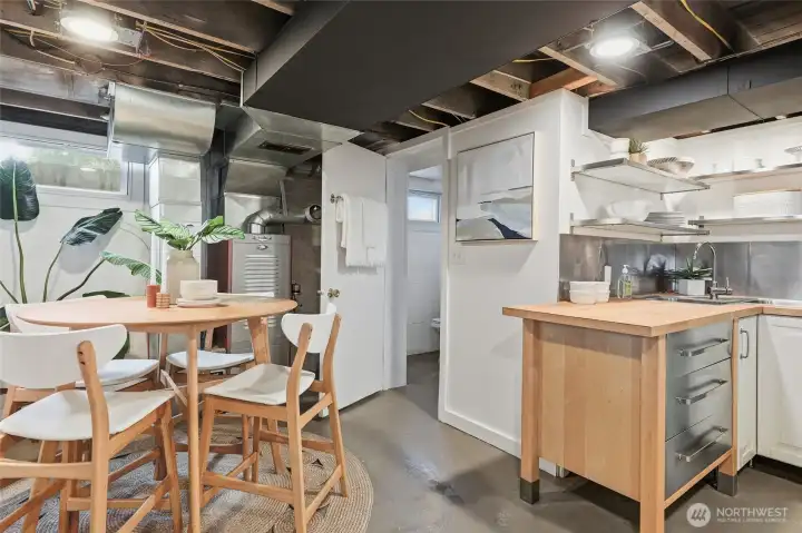 Studio dining area