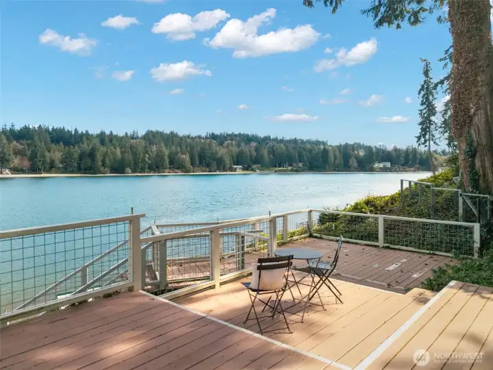 Top of stairs observation deck