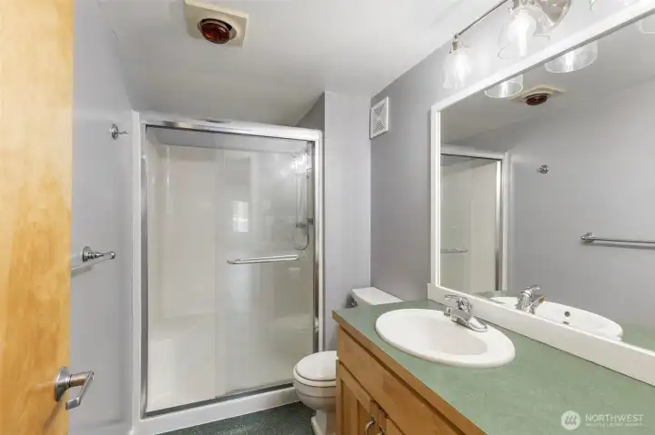 Downstairs 3/4 bathroom