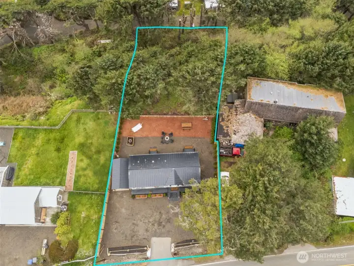 Home with adjacent lot that is also available