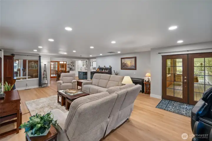 Large, but still feels like home and cozy