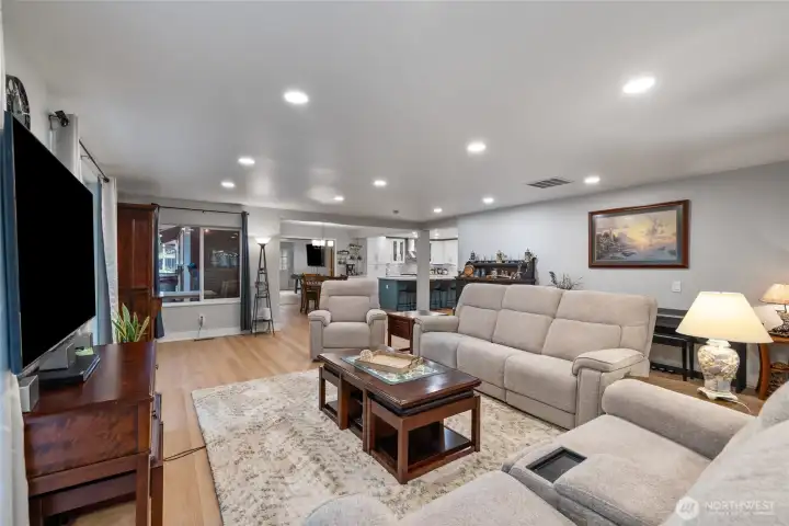 Very large and beautiful living room