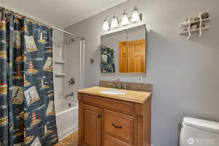 Full bath on main floor