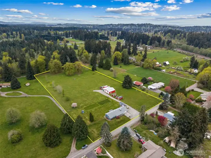 While the setting feels peaceful and removed, it is still close to East Olympia Elementary School, with zoning for George Washington Bush Middle School and Tumwater High School. That mix of country space and everyday convenience is not always easy to find. You can have the pasture, the outbuildings, the fire pit nights, and still be well positioned for the practical rhythms of everydaylife.