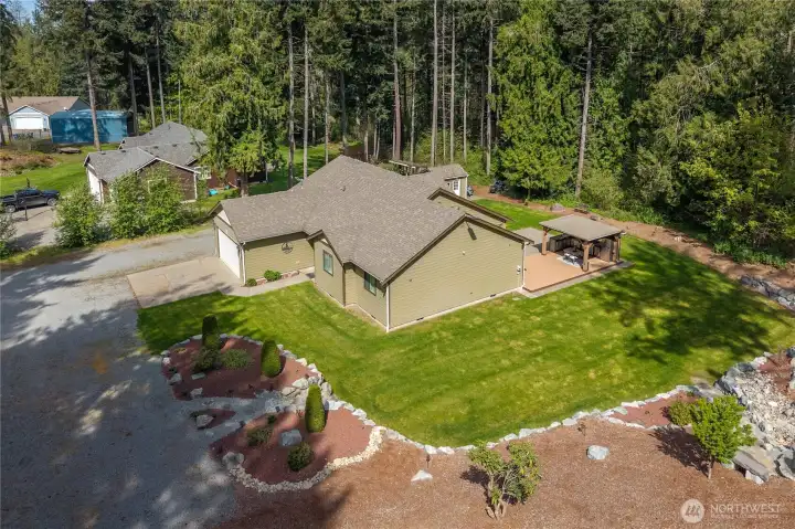 Great view of the property.
