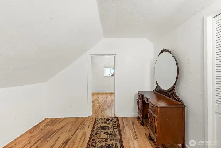 Upstairs flex space off the stairs. Upstairs flex space off the stairs.