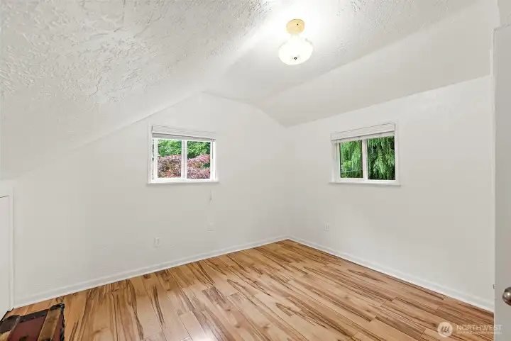 Bedroom 2 off the flex space. Bedroom 2 off the flex space.