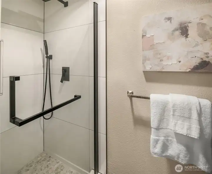 Primary bathroom shower