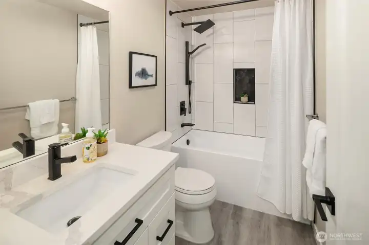 Sparkling updated bathroom
