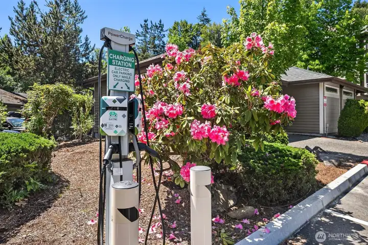EV charger on site