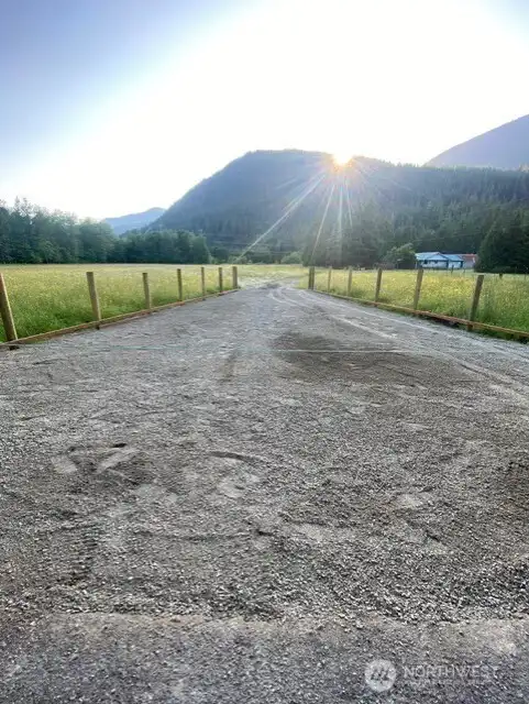 driveway entrance from road