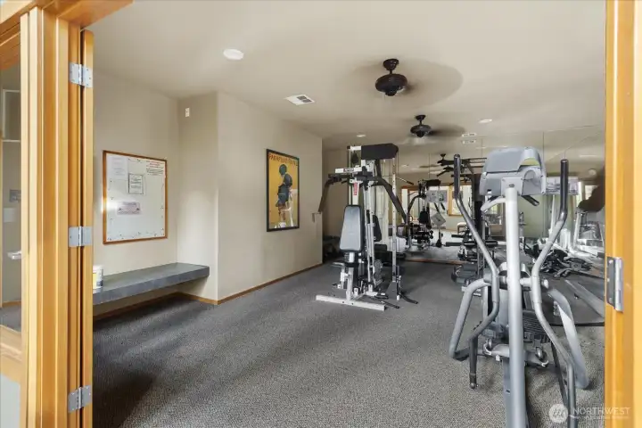 Get your sweat on in the community gym!