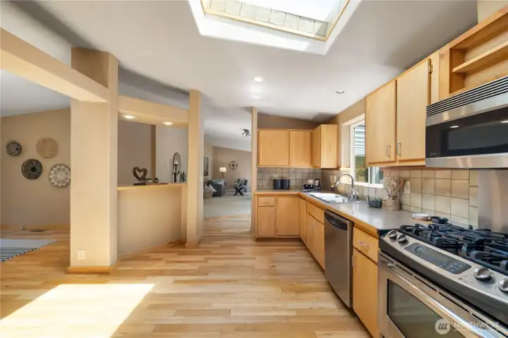 Kitchen is open to all the other living spaces Kitchen is open to all the other living spaces