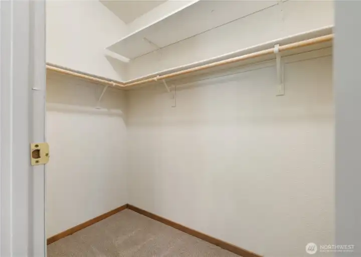 Large walk in Primary closet Large walk in Primary closet
