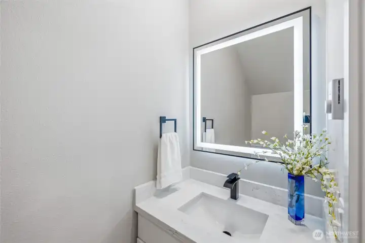 Powder bathroom