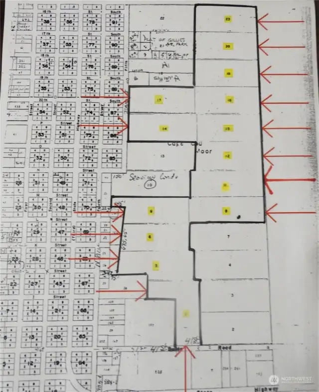 Plat and layout of all parcels  . 71 Acres !