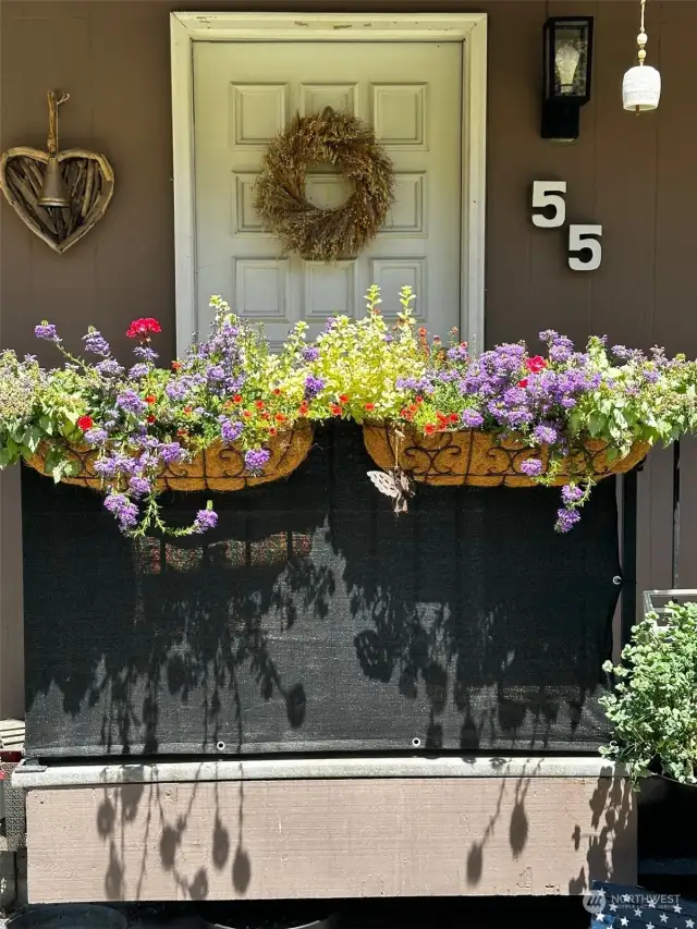 Porch in summer