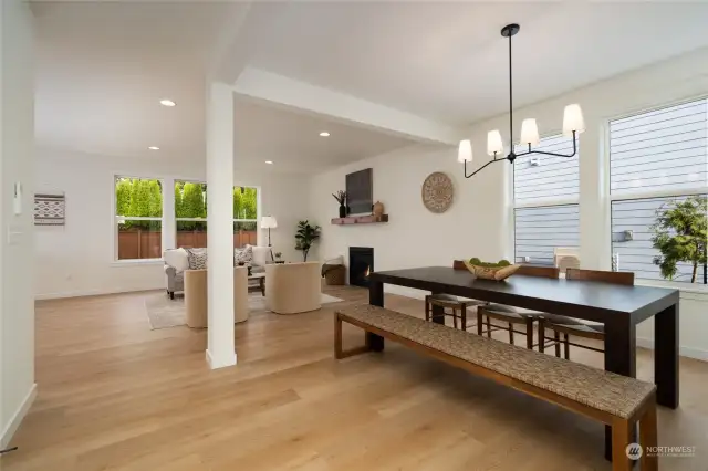 Dining Area - Pics are of a different 2389 Kyler plan home. Features and colors may differ.