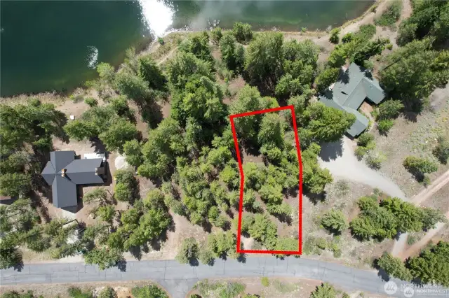 21 Early Winters Drive Lot B is surveyed and corners flagged. Easy access off of paved Early Winters Drive.