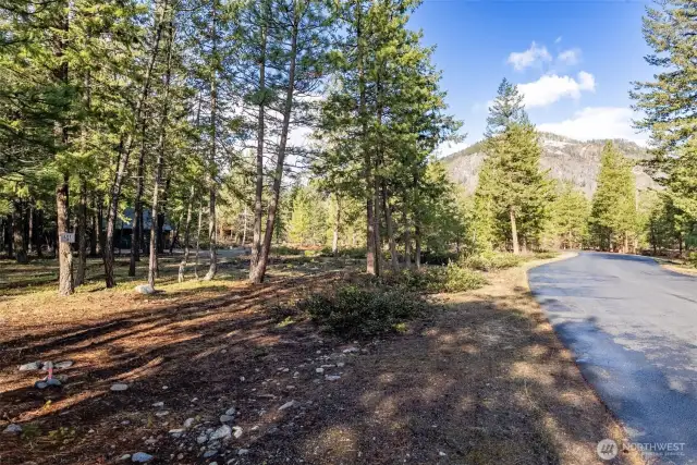 21 Early Winters Drive is paved. Offers easy access to your lot B.