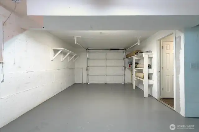 Reverse of garage area.