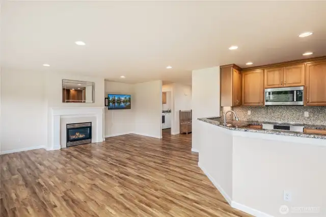 Kitchen And Living Area