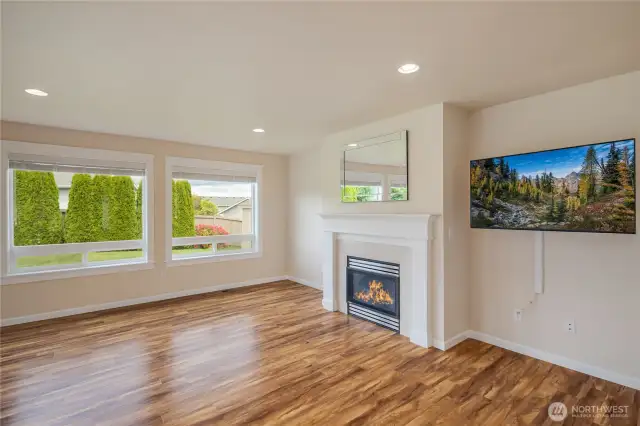 Living Room Gas Fireplace