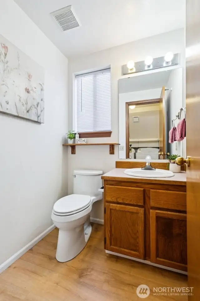 Main floor half bath