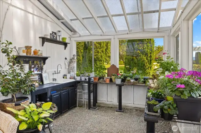 Inside Greenhouse