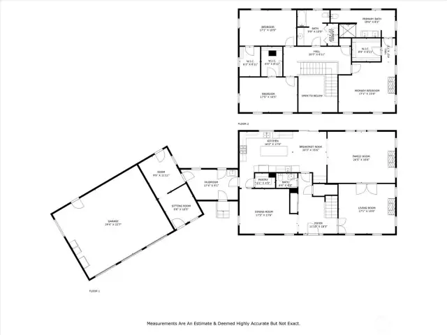 Floor plan of home