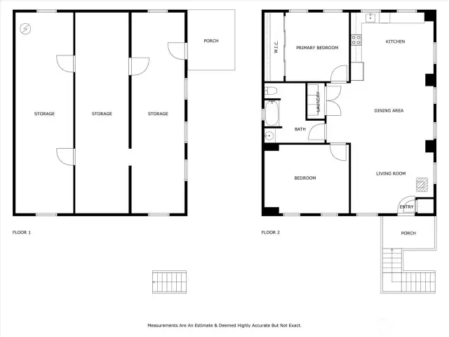 Floor plan of Apartment and shop below