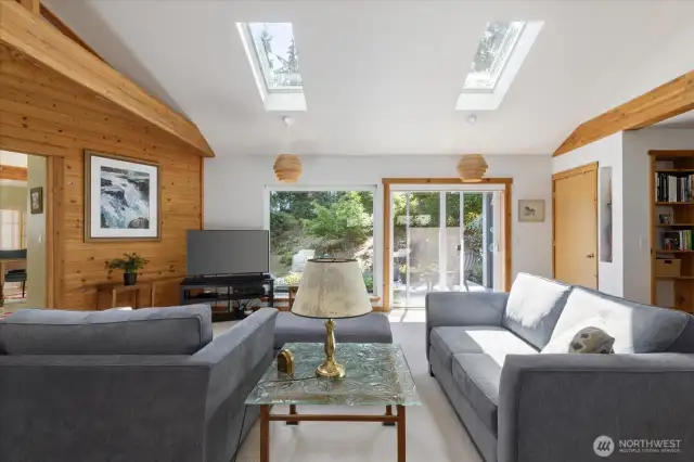 This living room is where you'll want to spend all your waking hours, unless you're outside!