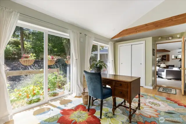 Sunshine or rain, this room gleams!