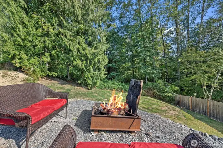 Fire pit area