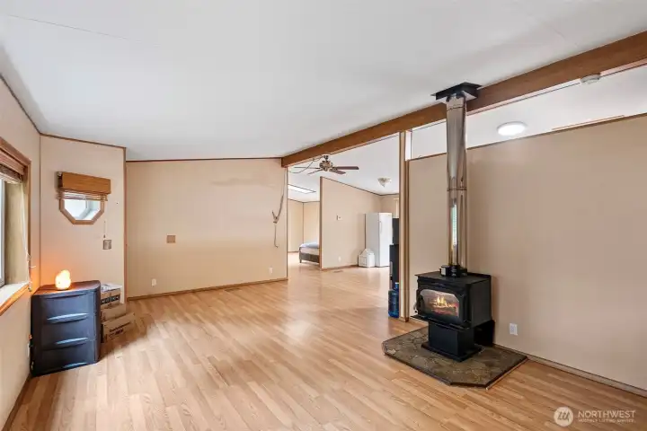 entry into living area