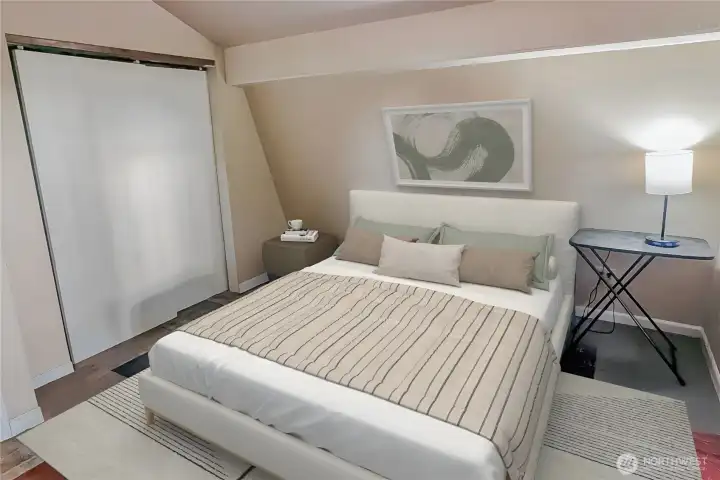 1st Bedroom Virtually Staged