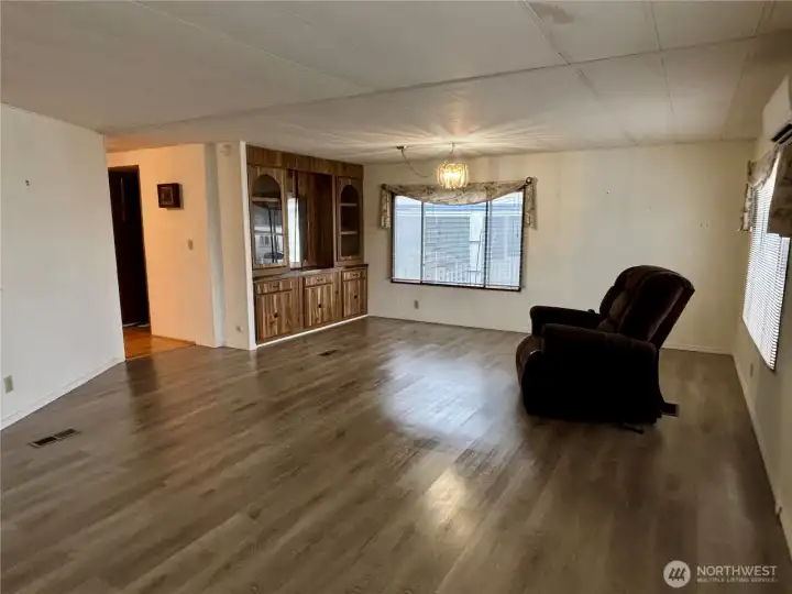 coming in from front door.