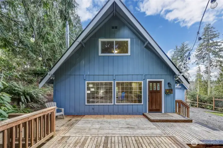 Fresh exterior paint and NEW roof on home and garage, December 2025