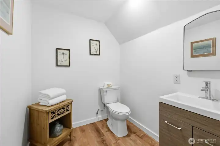Half bath off the primary