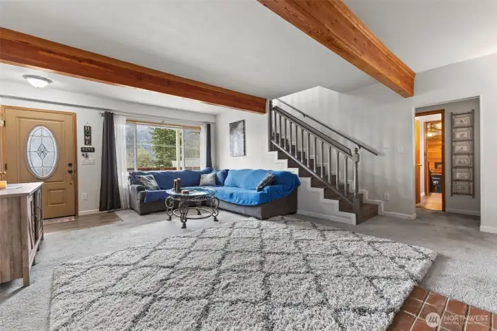 Door leads to front deck