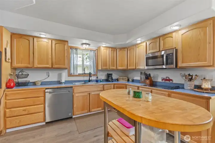 Ample storage and builtin pantry