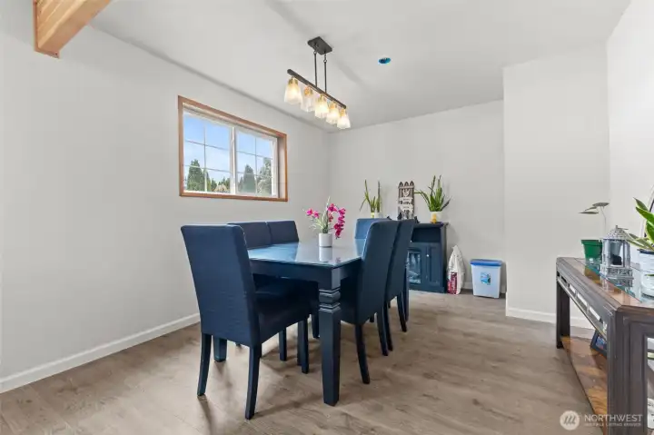 New installed dining room