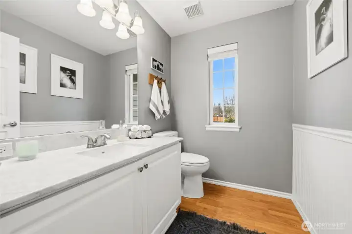 Downstairs half bath