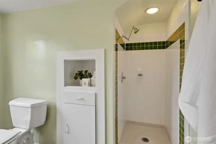 3/4 bath upstairs