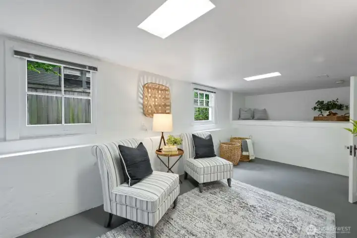 Downstairs bonus room