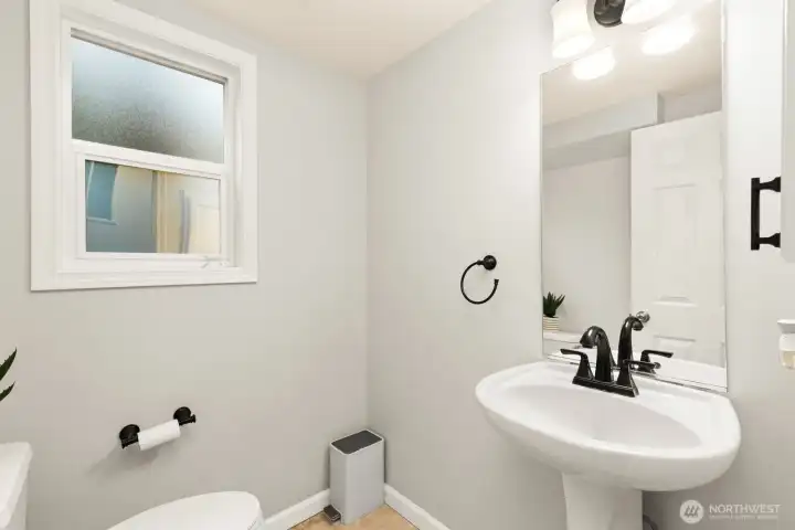 Powder room.