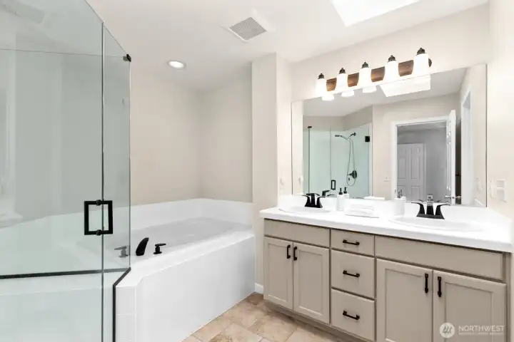 Master bathroom.
