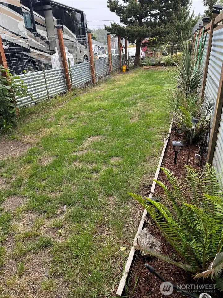 Separate yard over septic system