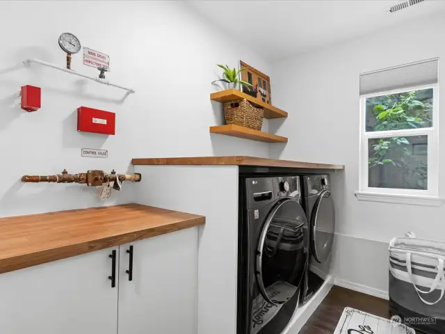 Check out this awesome laundry space!